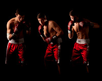 A Montage of Three Boxing Stances of Jason by Cliff Manners
