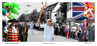 Montage of Royal Wootton Bassett, Olympic Flame Relay by Cliff Manners
